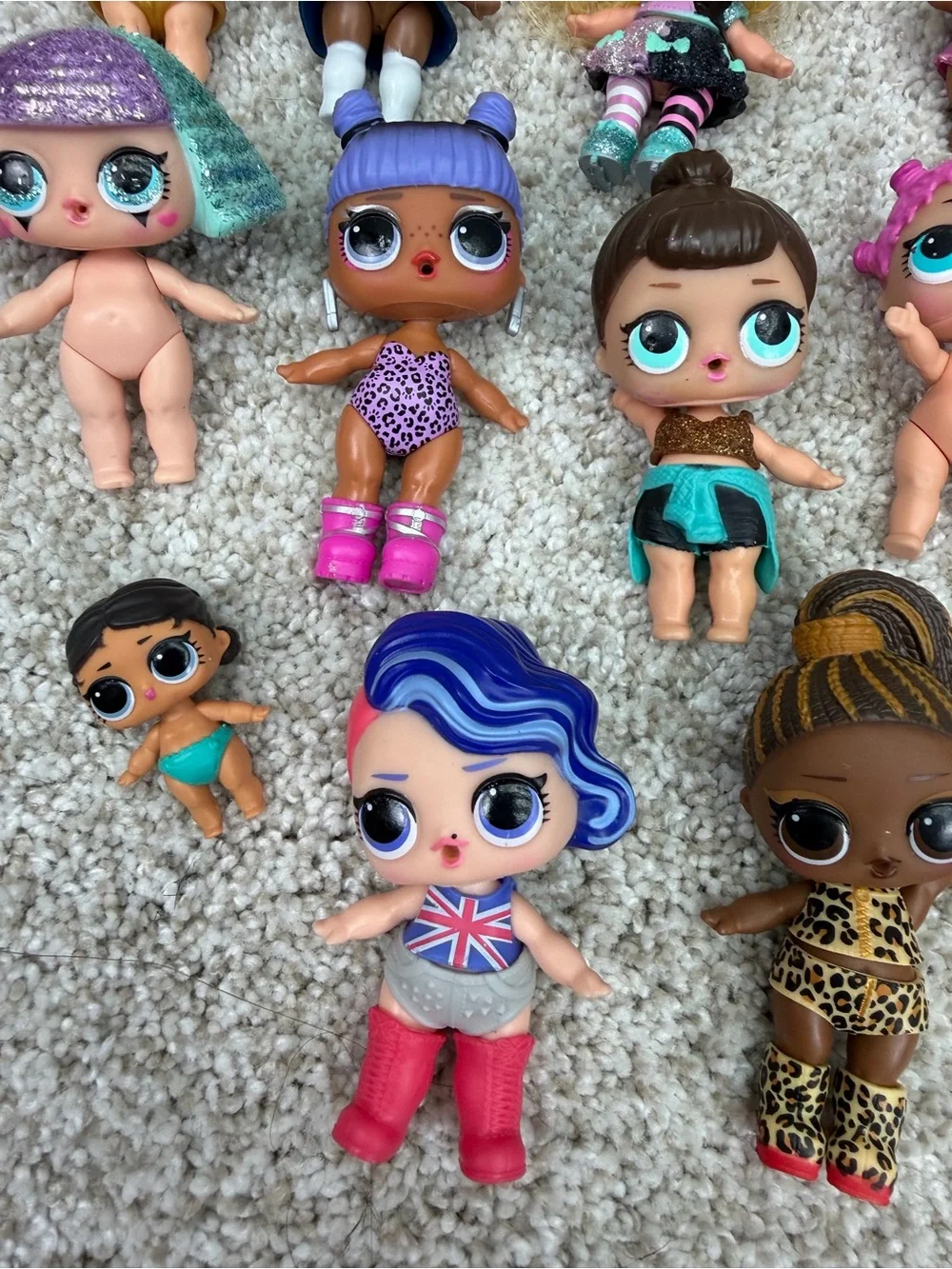 LOL Surprise Fashion Dolls Mini Figures Lot Bundle of 14